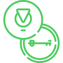 Subansamble insigne - Green Print