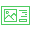 Rame foto cu mesaj - Green Print