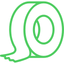 Banda adeziva - Green Print