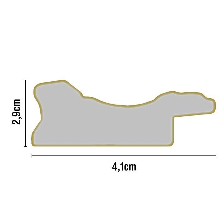 Rama foto Granada A4 FP016A4 - Green Print