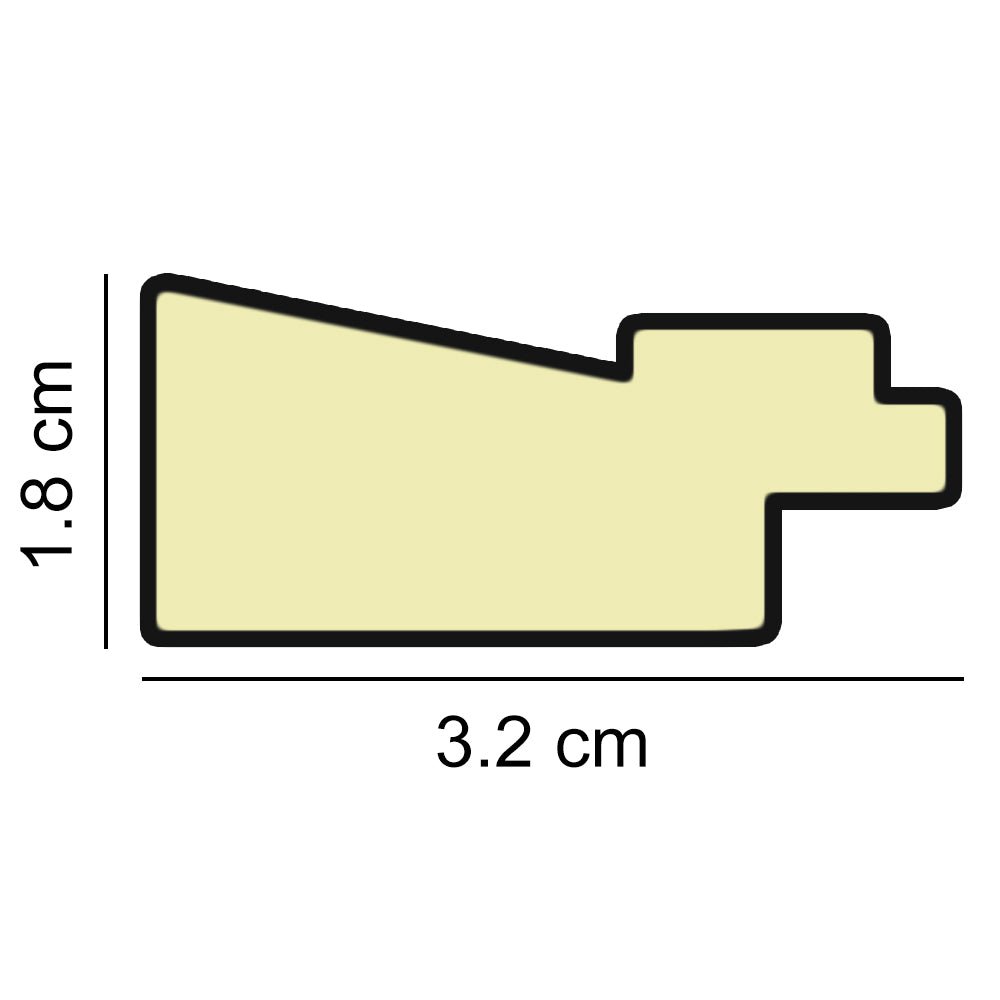 Rama foto Tenerife negru+alb 10x15 FP085191015 - Green Print