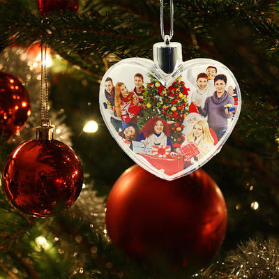 Glob insertie foto inima pentru brad