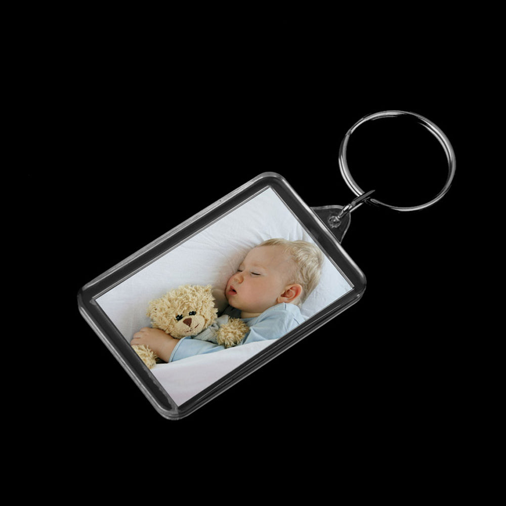 Breloc plastic insertie foto 6x3