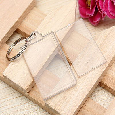 Breloc plastic insertie foto 6x3