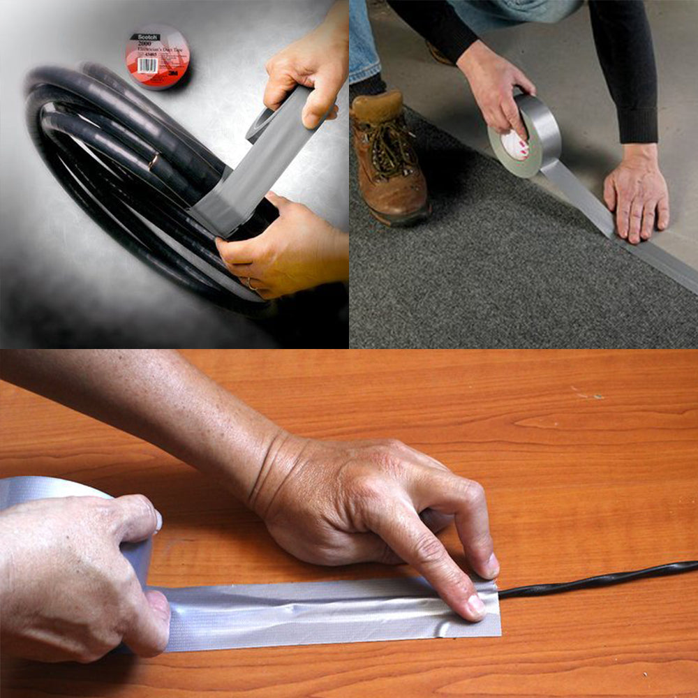 Diferite aplicatii ale benzii adezive DUCT TAPE
