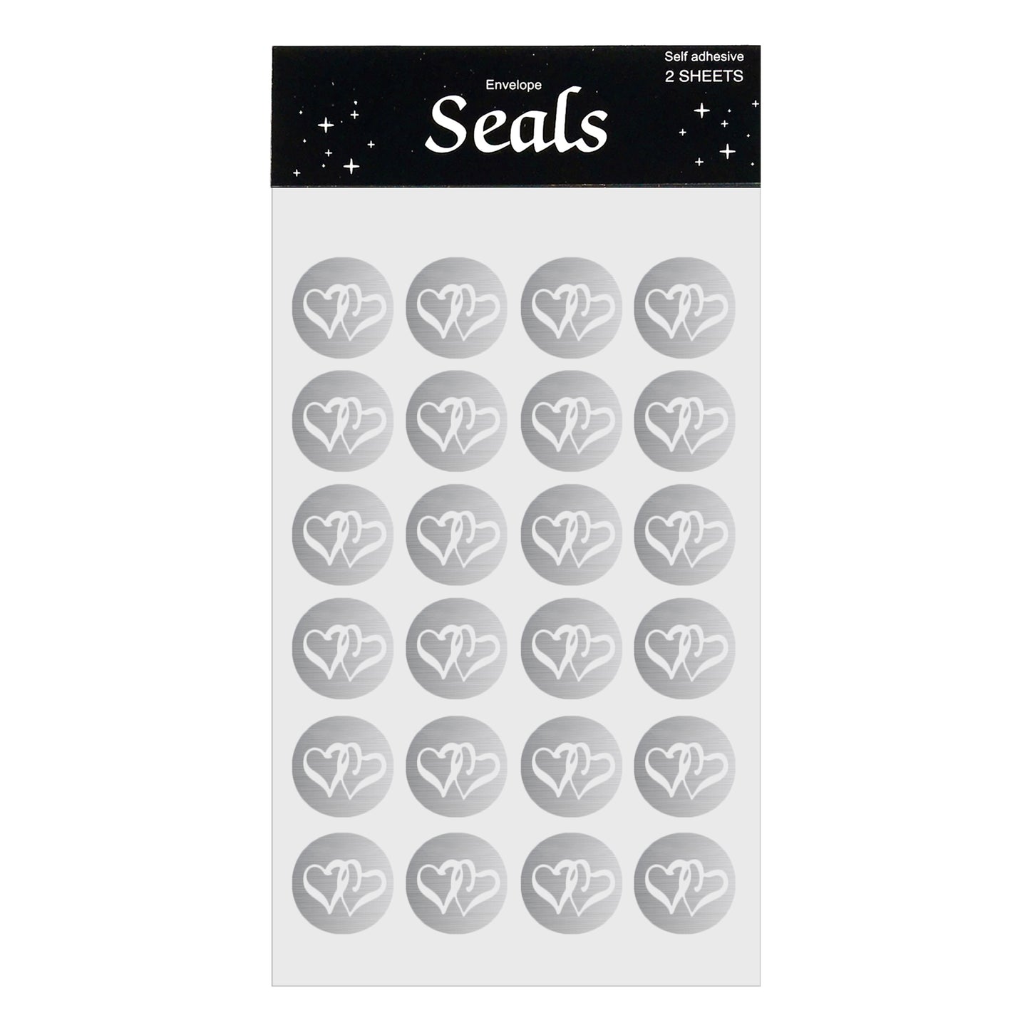 Stickere inimi - set 48 buc