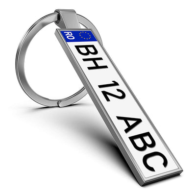 Breloc metalic insertie foto AUTO