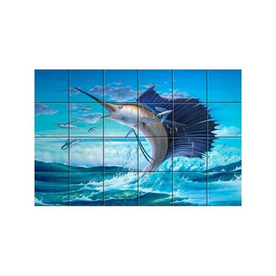 Faianta sublimabila 10x10 FA1010 - Green Print