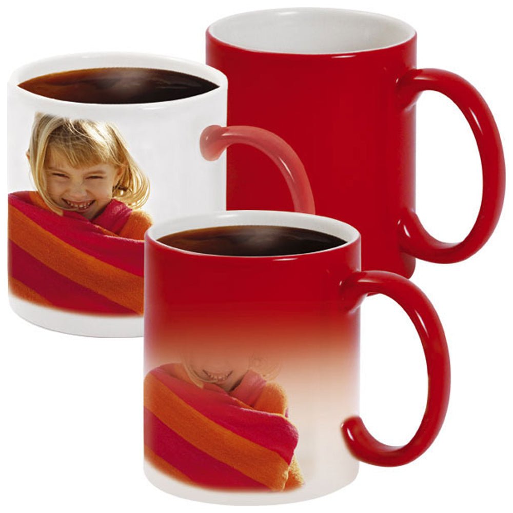 Cana termosensibila rosu mat + cutie individuala TRM805 - Green Print