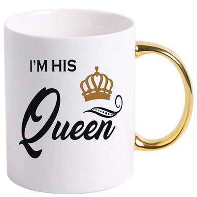 Cana sublimare maner auriu + cutie individuala CI21 - Green Print