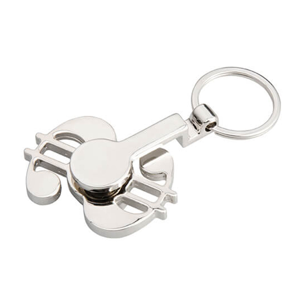 Breloc metalic cu spinner sublimabil - DOLLAR