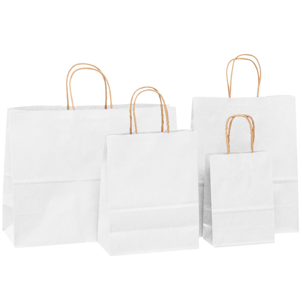 Sacosa kraft alba 25x31 BO7538S101 - Green Print