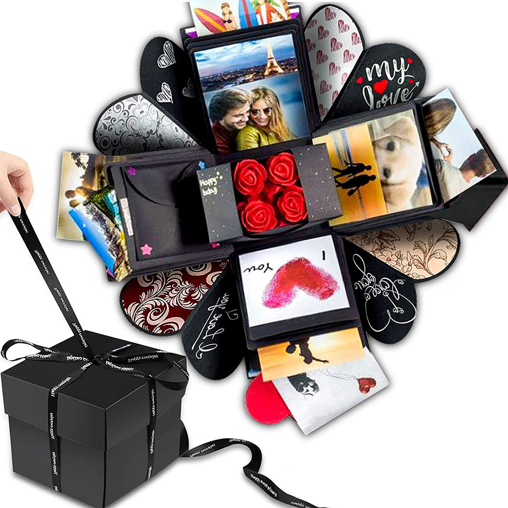 Cutie FOTO exploziva PATRATA (Explosion Box)