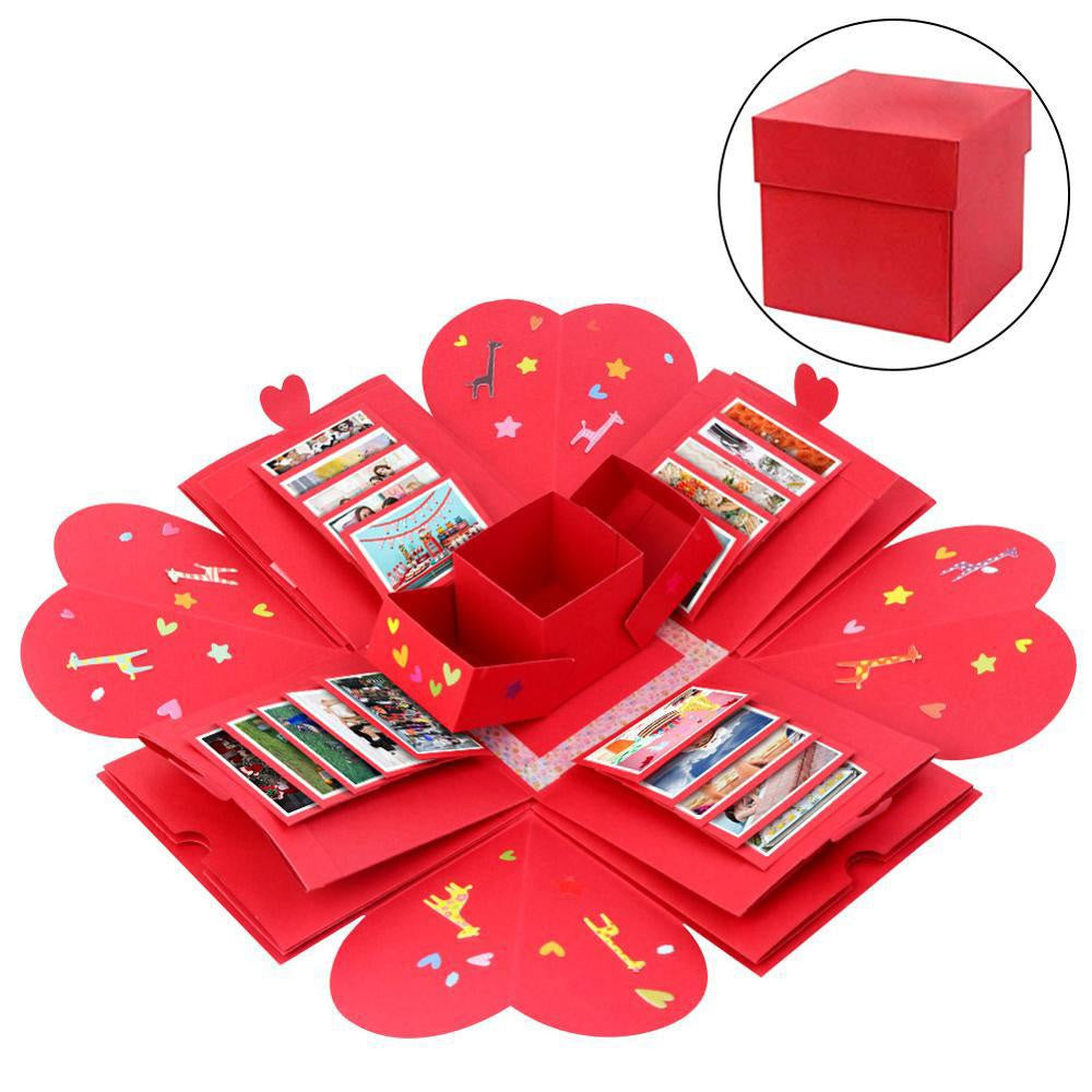 Cutie FOTO exploziva PATRATA (Explosion Box)