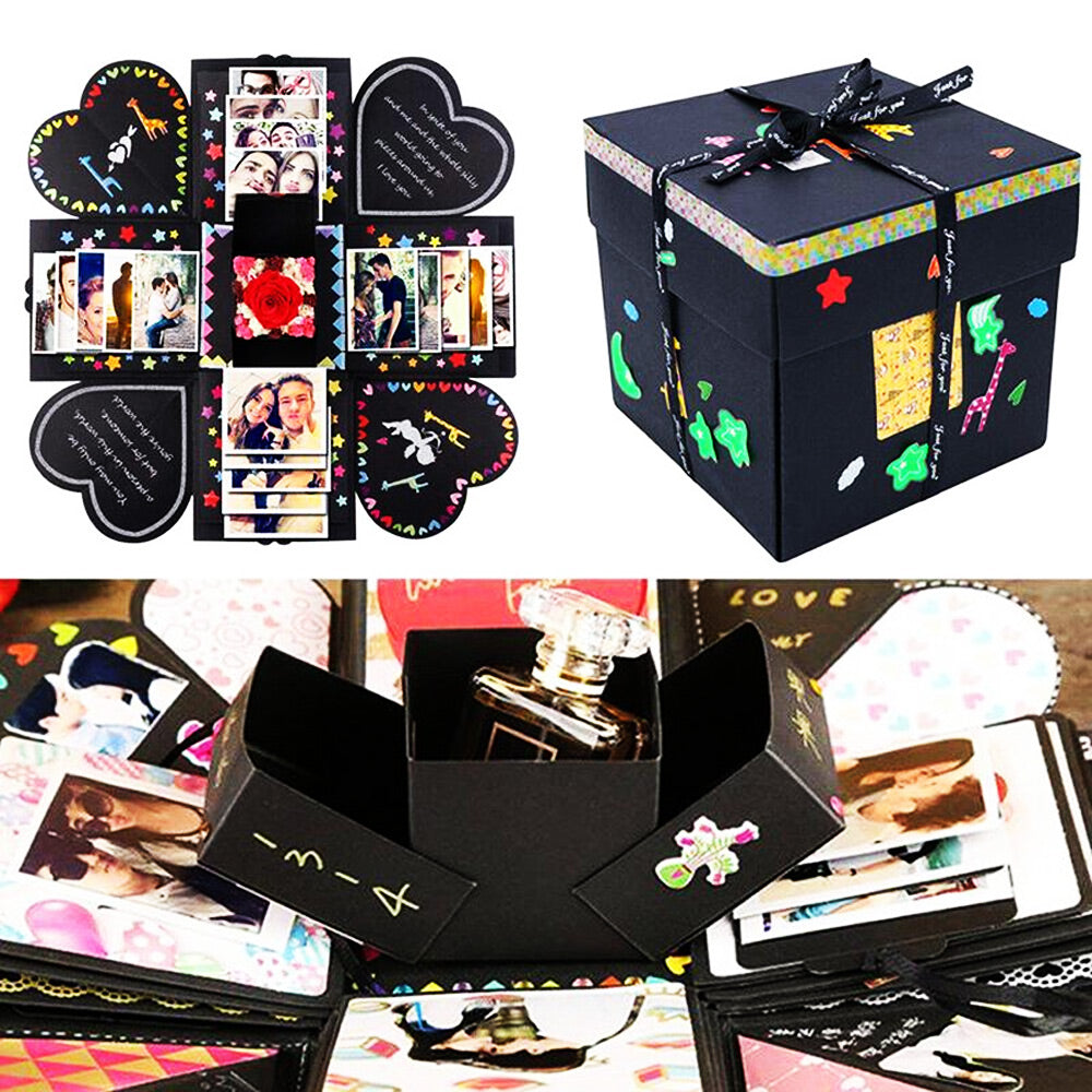 Cutie FOTO exploziva PATRATA (Explosion Box)