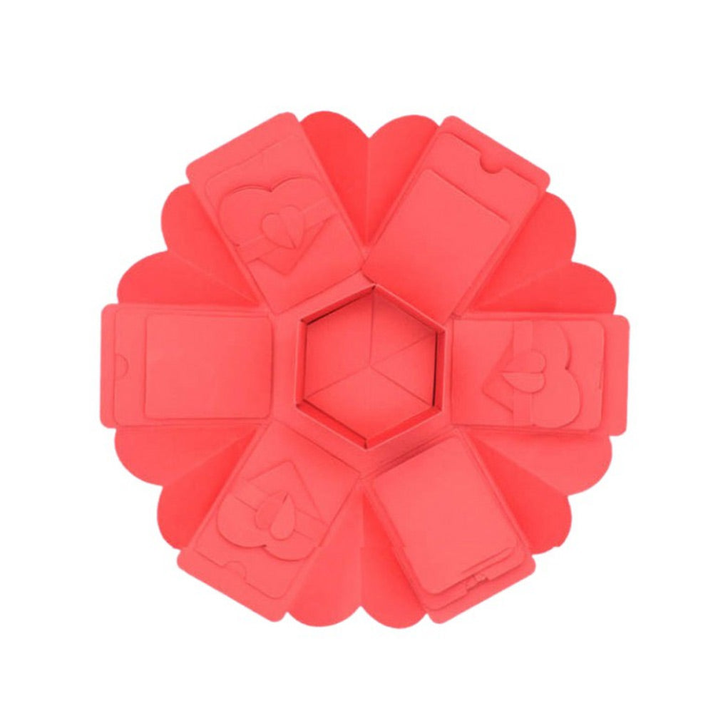 Cutie FOTO exploziva HEXAGONALA (Explosion Box)