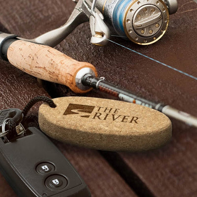 Breloc plutitor din pluta naturala KO4108S102 - Green Print