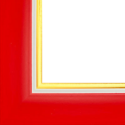 Rama foto Madrid rosu+auriu 10x15