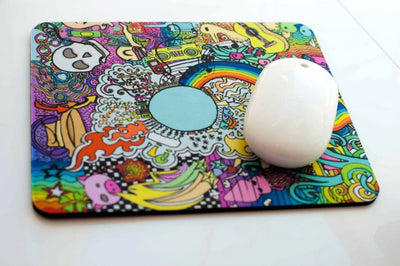 Mousepad dreptunghi sublimabil TM1-01 - Green Print