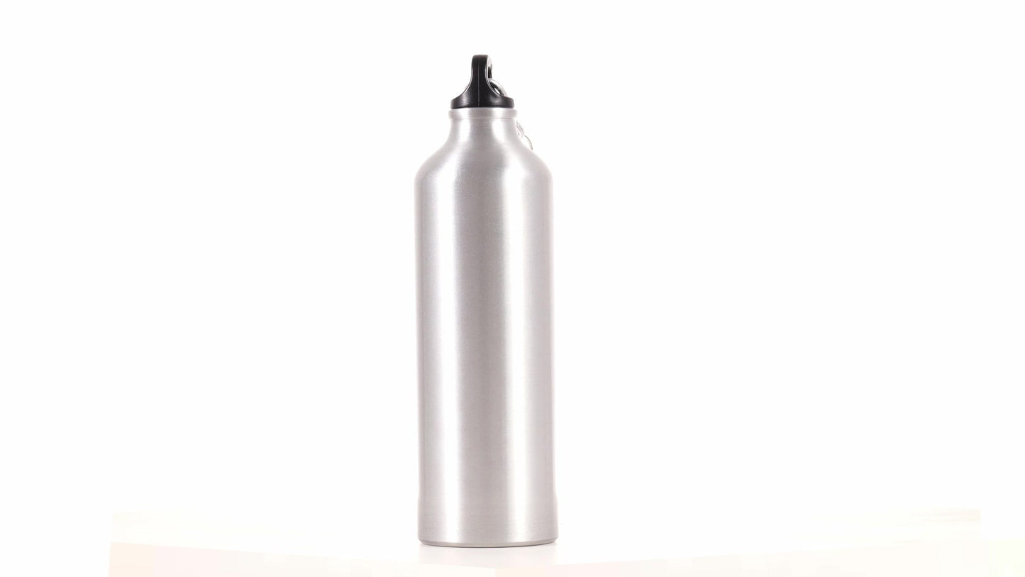 Спортна бутилка сребриста 750ml за сублимация