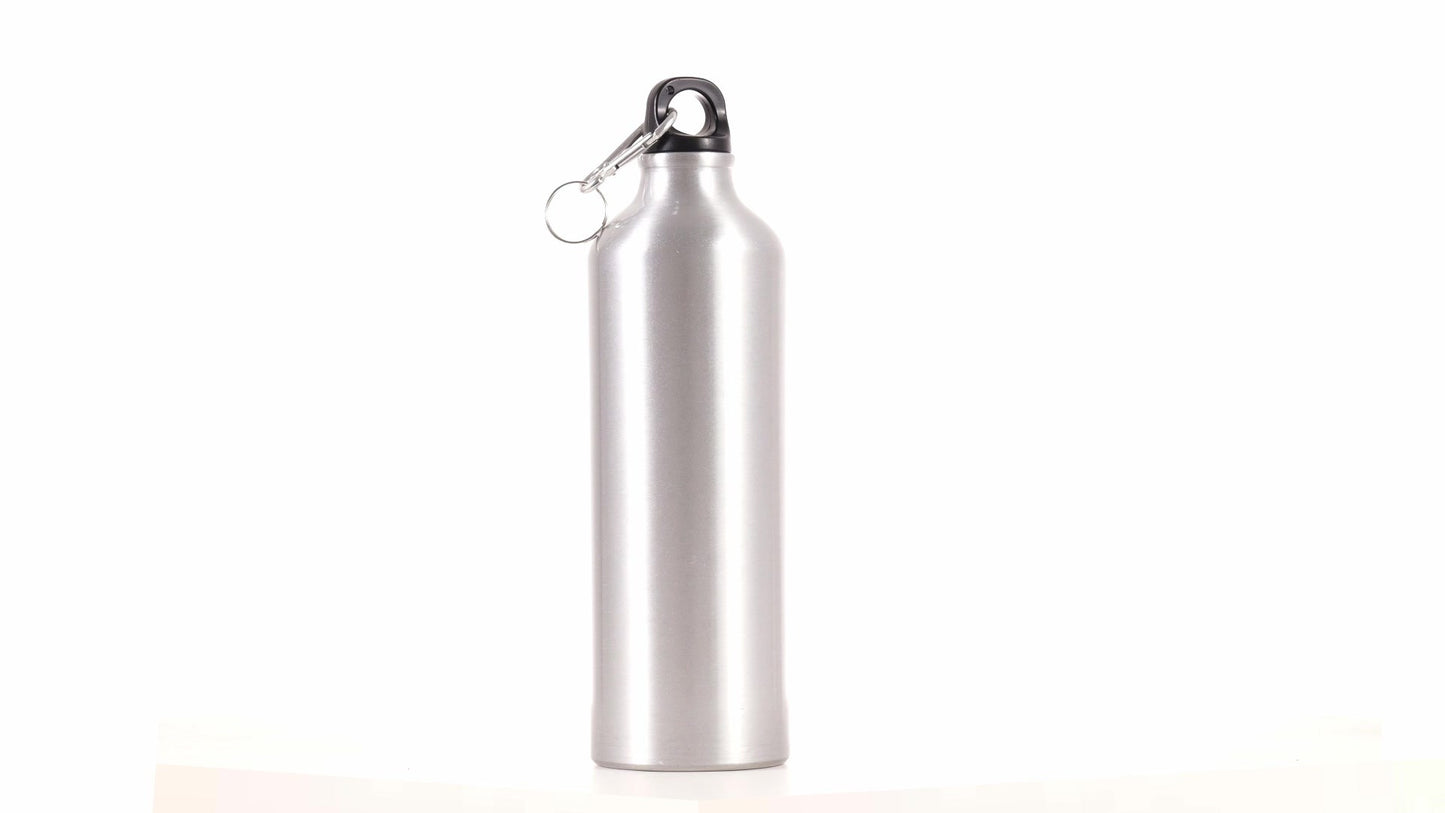 Спортна бутилка сребриста 750ml за сублимация