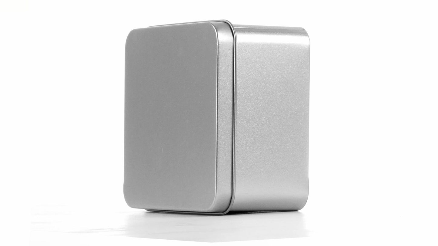 Medium square metal box 9x9x5