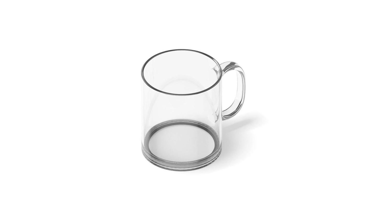 Sublimation glass mug + individual box