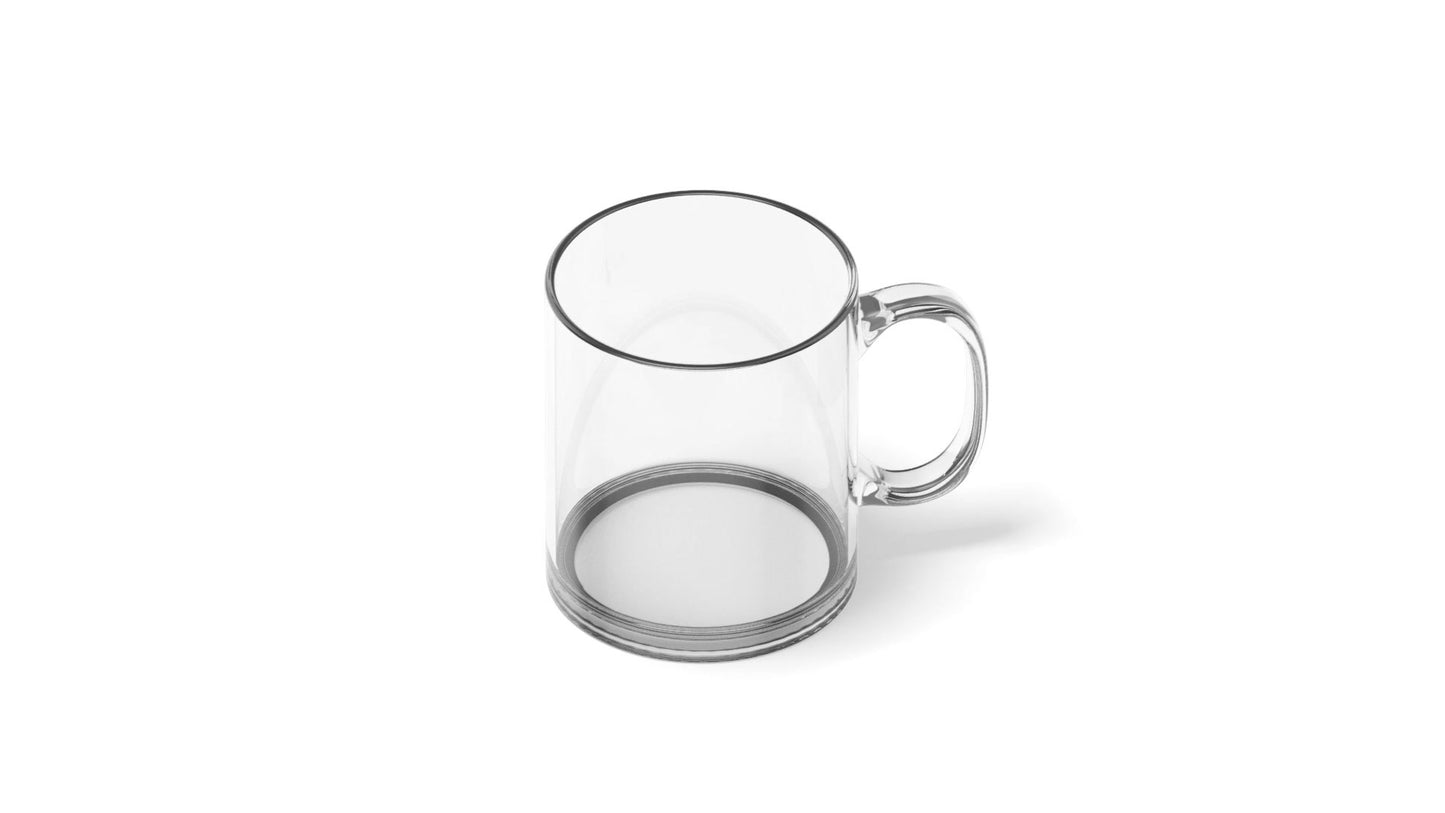 Sublimation glass mug + individual box