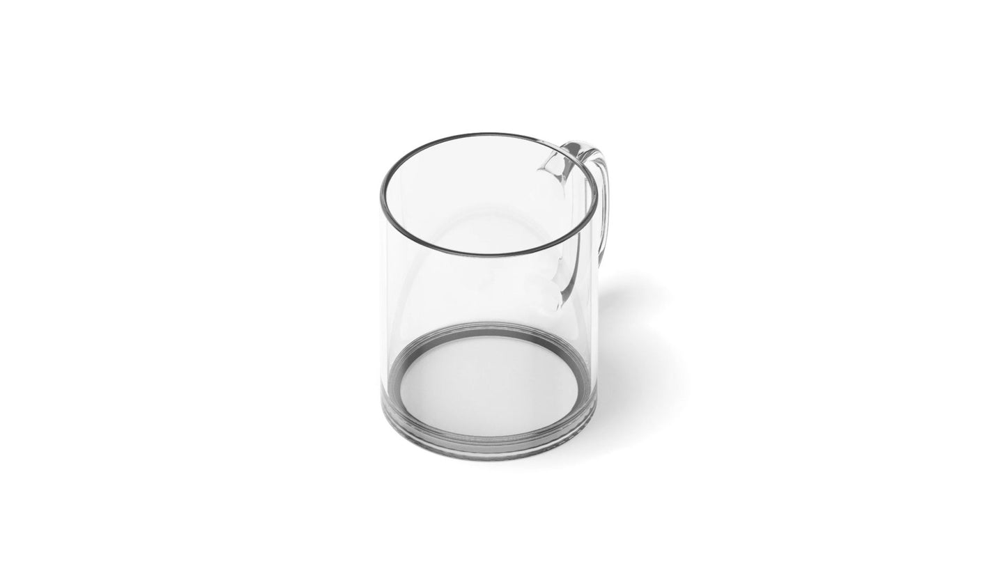 Sublimation glass mug + individual box