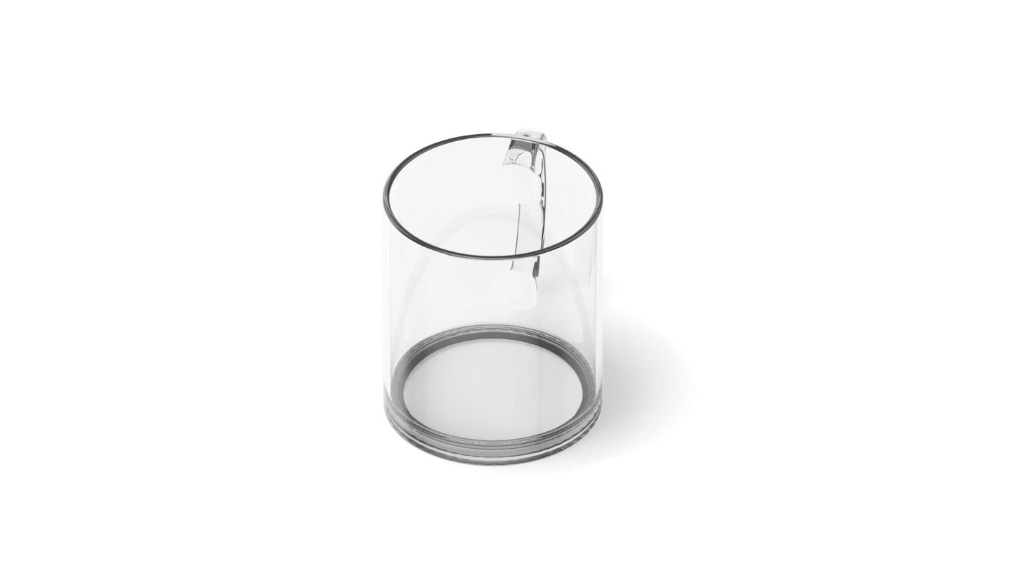 Sublimation glass mug + individual box