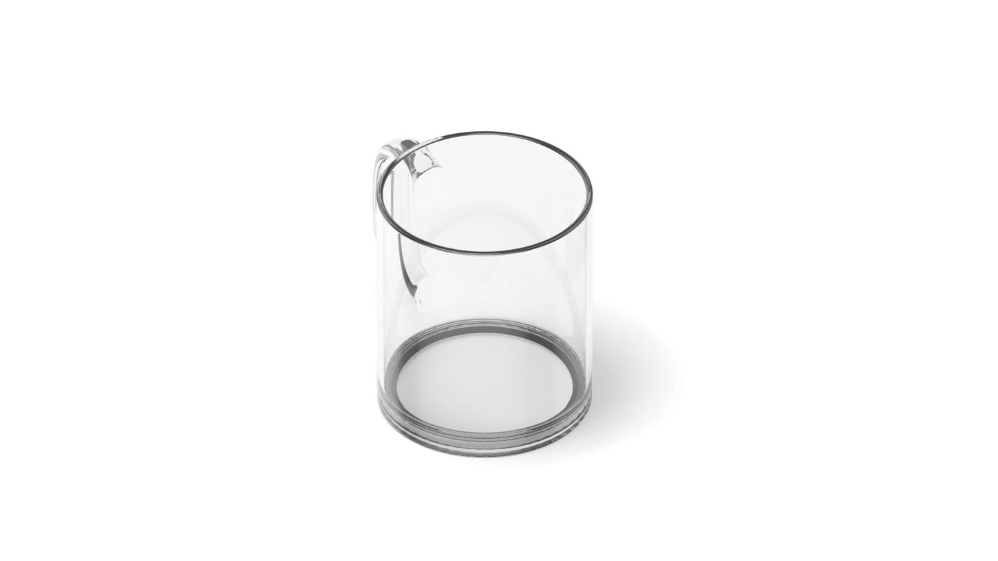 Sublimation glass mug + individual box