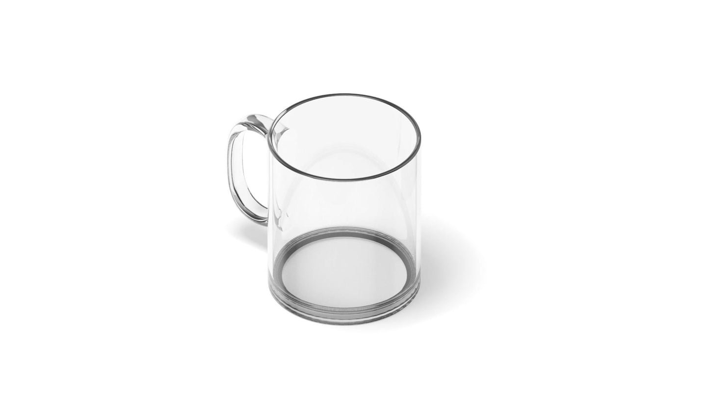 Sublimation glass mug + individual box