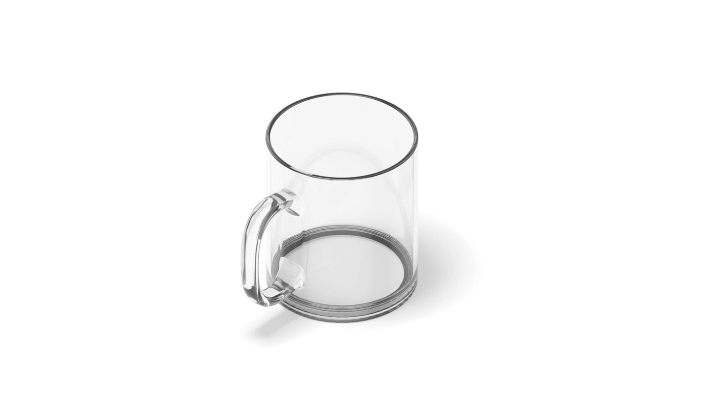 Sublimation glass mug + individual box