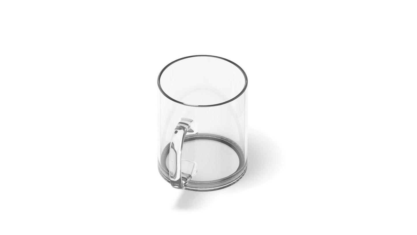 Sublimation glass mug + individual box