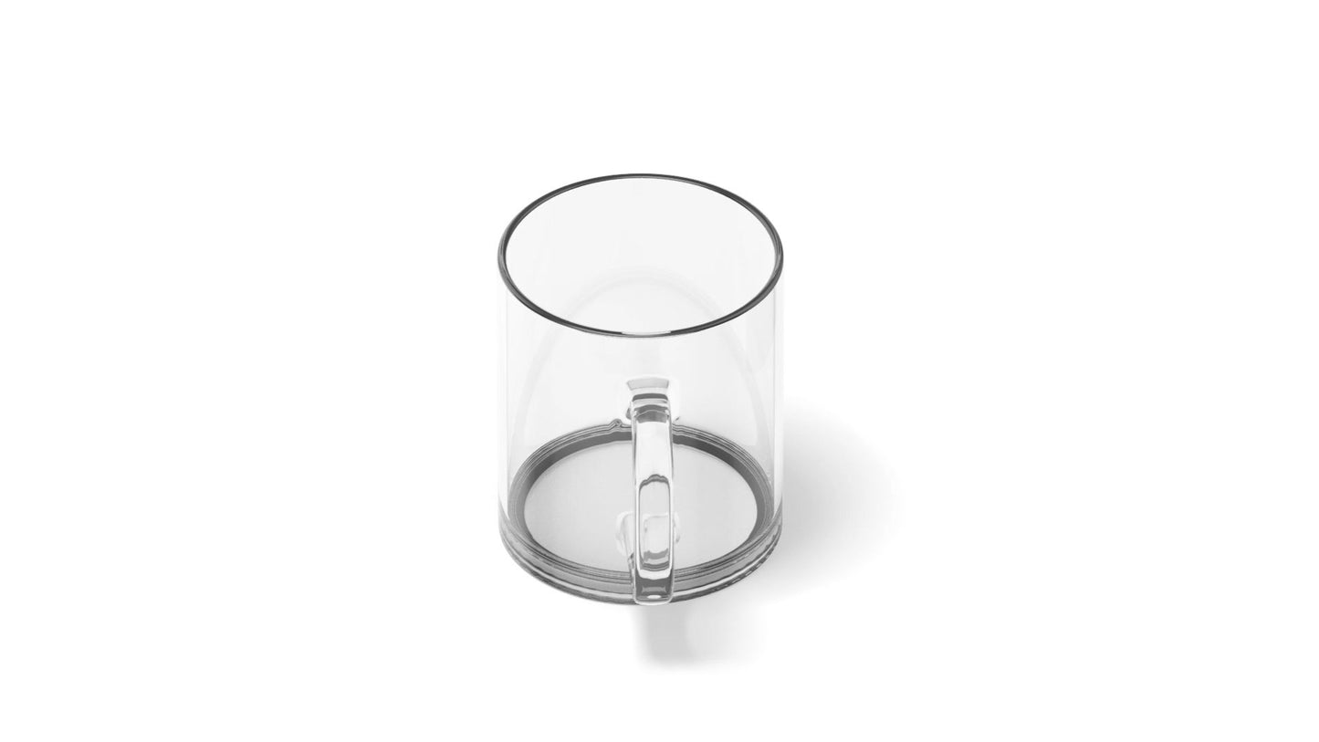 Sublimation glass mug + individual box