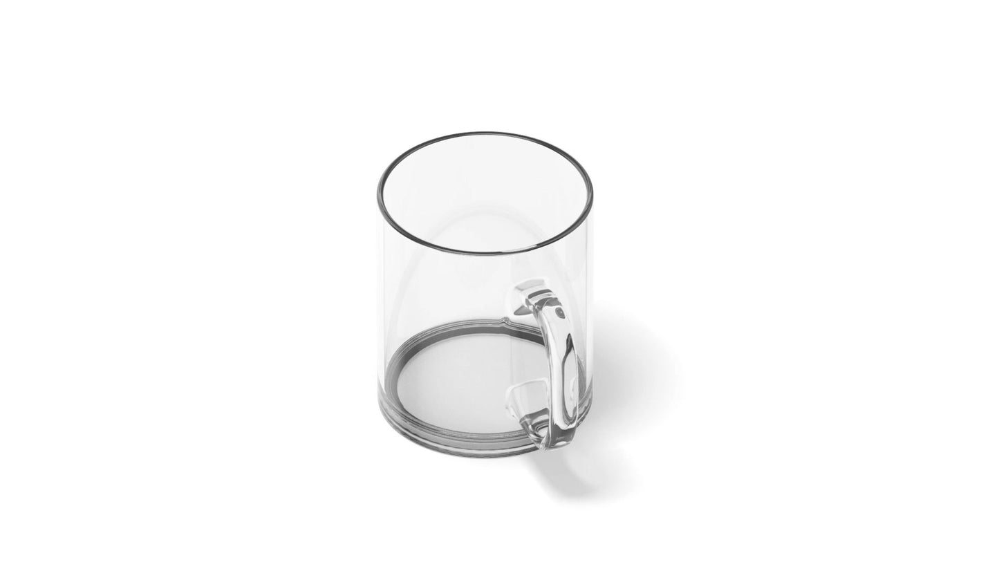 Sublimation glass mug + individual box