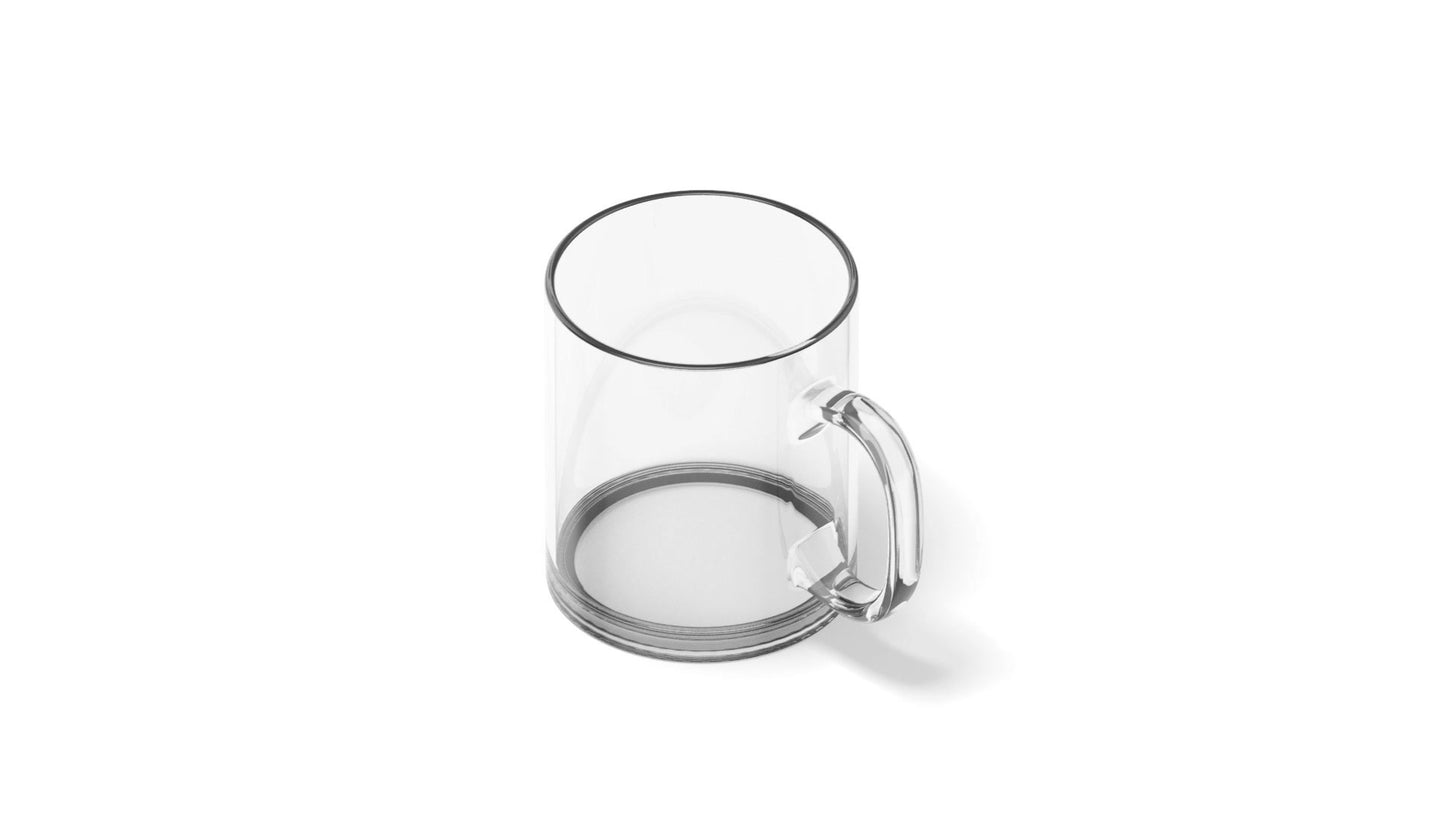 Sublimation glass mug + individual box