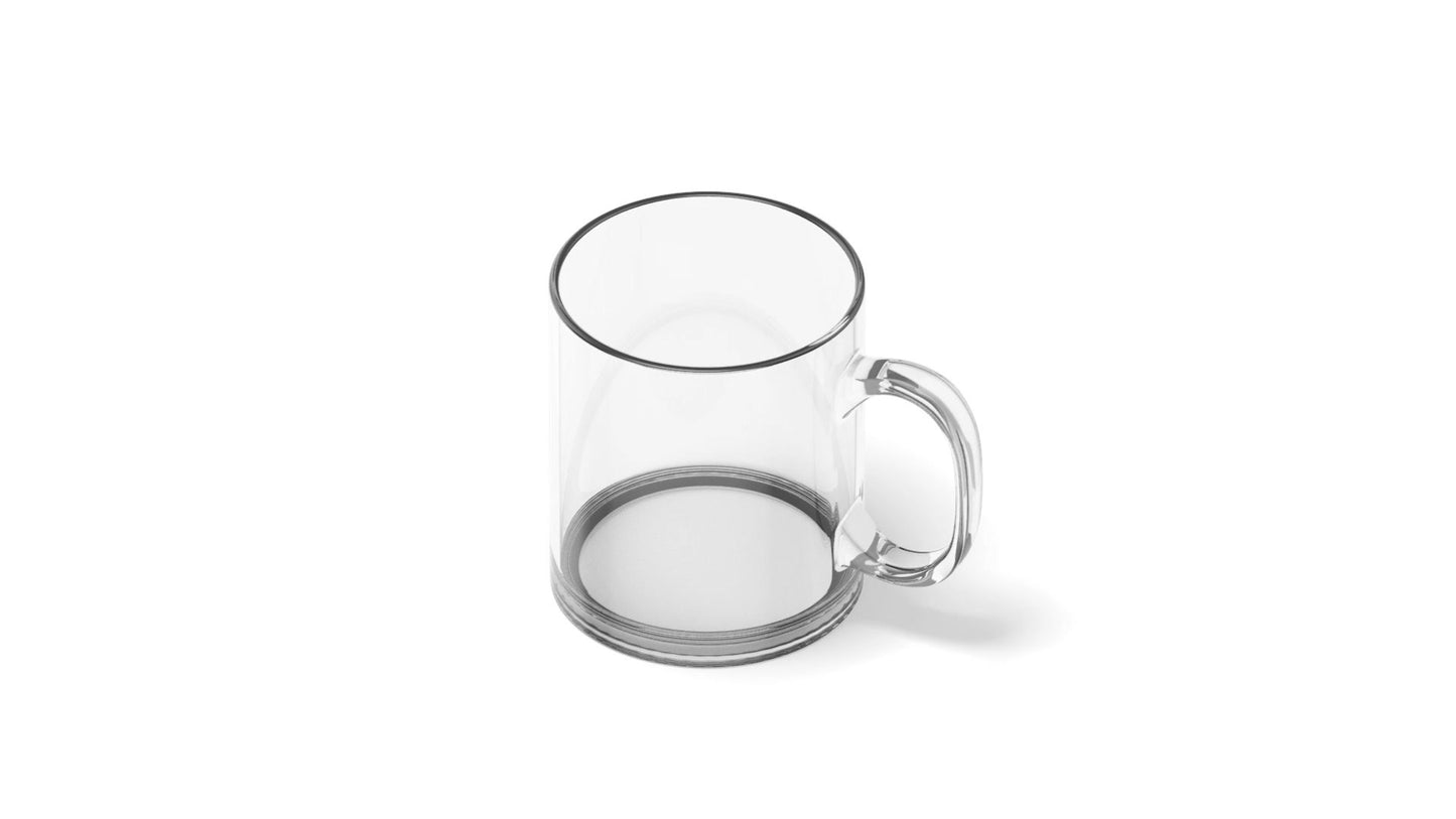Sublimation glass mug + individual box