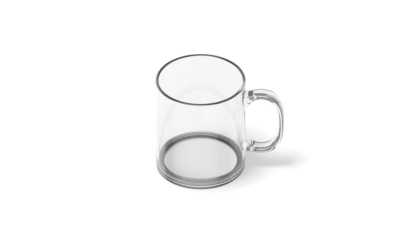 Sublimation glass mug + individual box