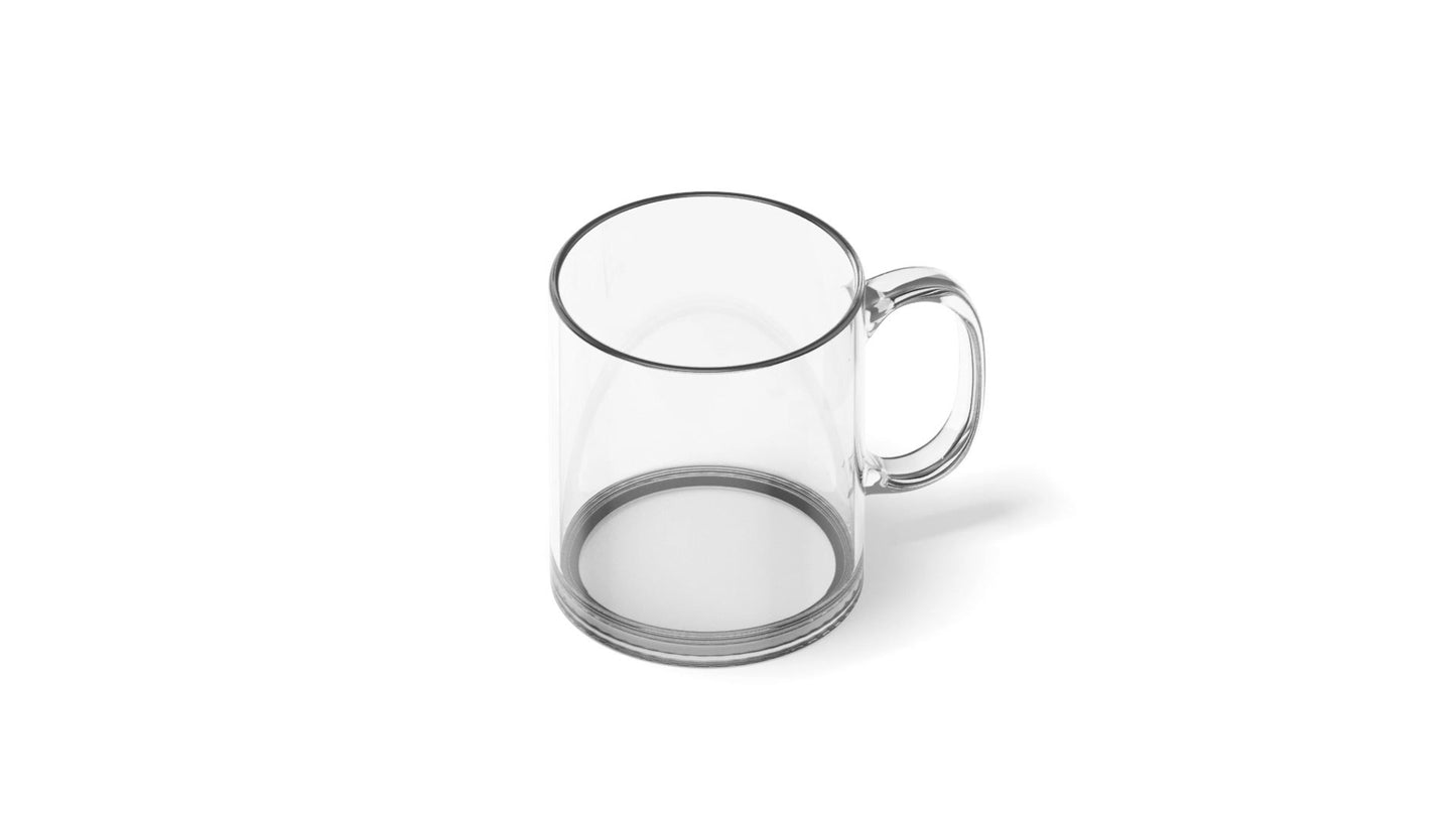 Sublimation glass mug + individual box
