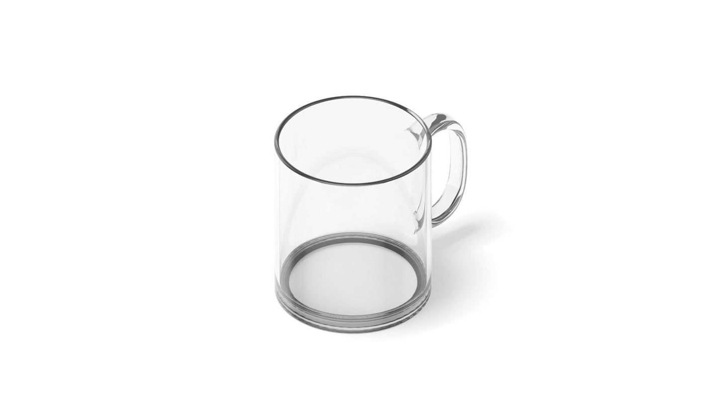 Sublimation glass mug + individual box