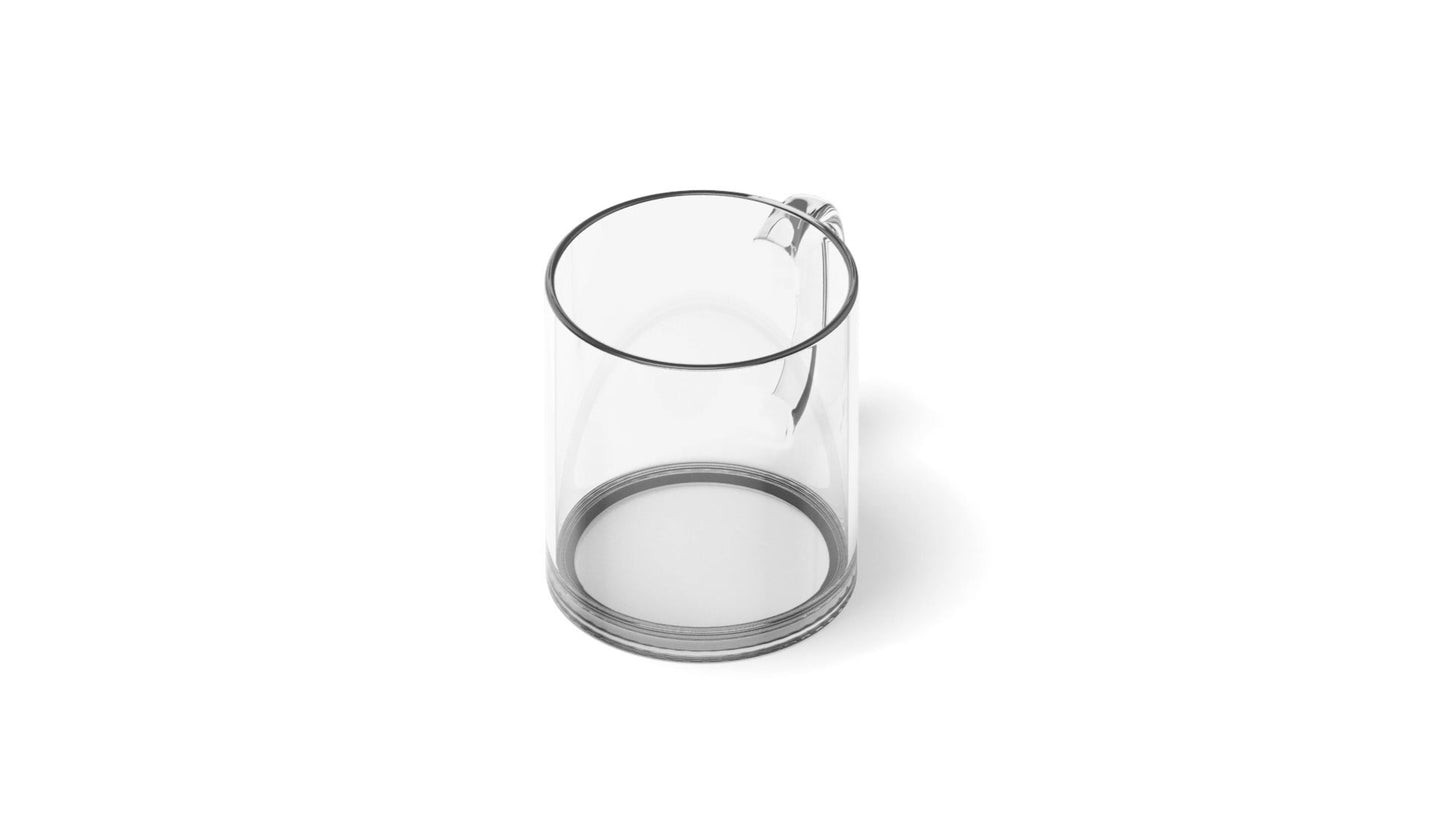 Sublimation glass mug + individual box