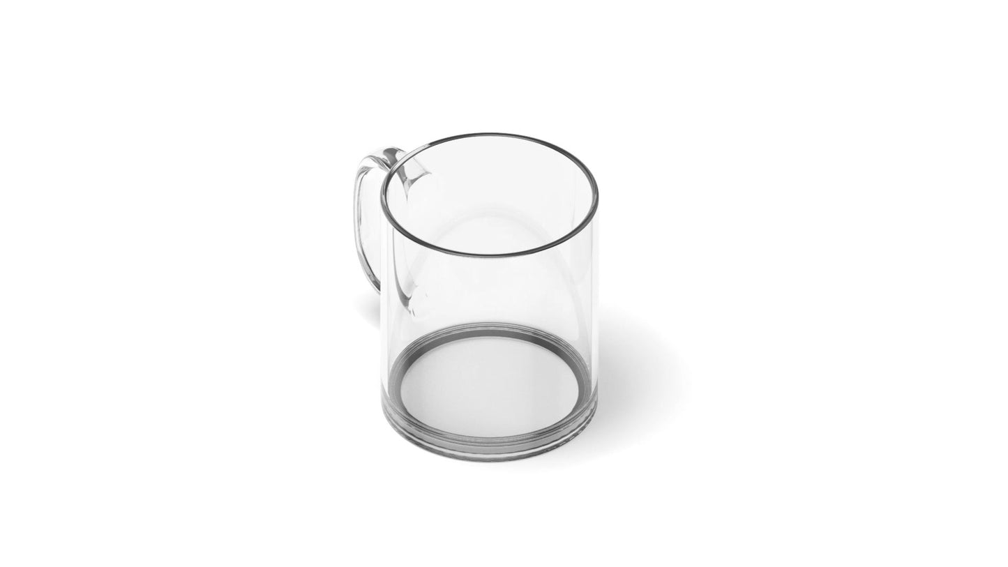 Sublimation glass mug + individual box