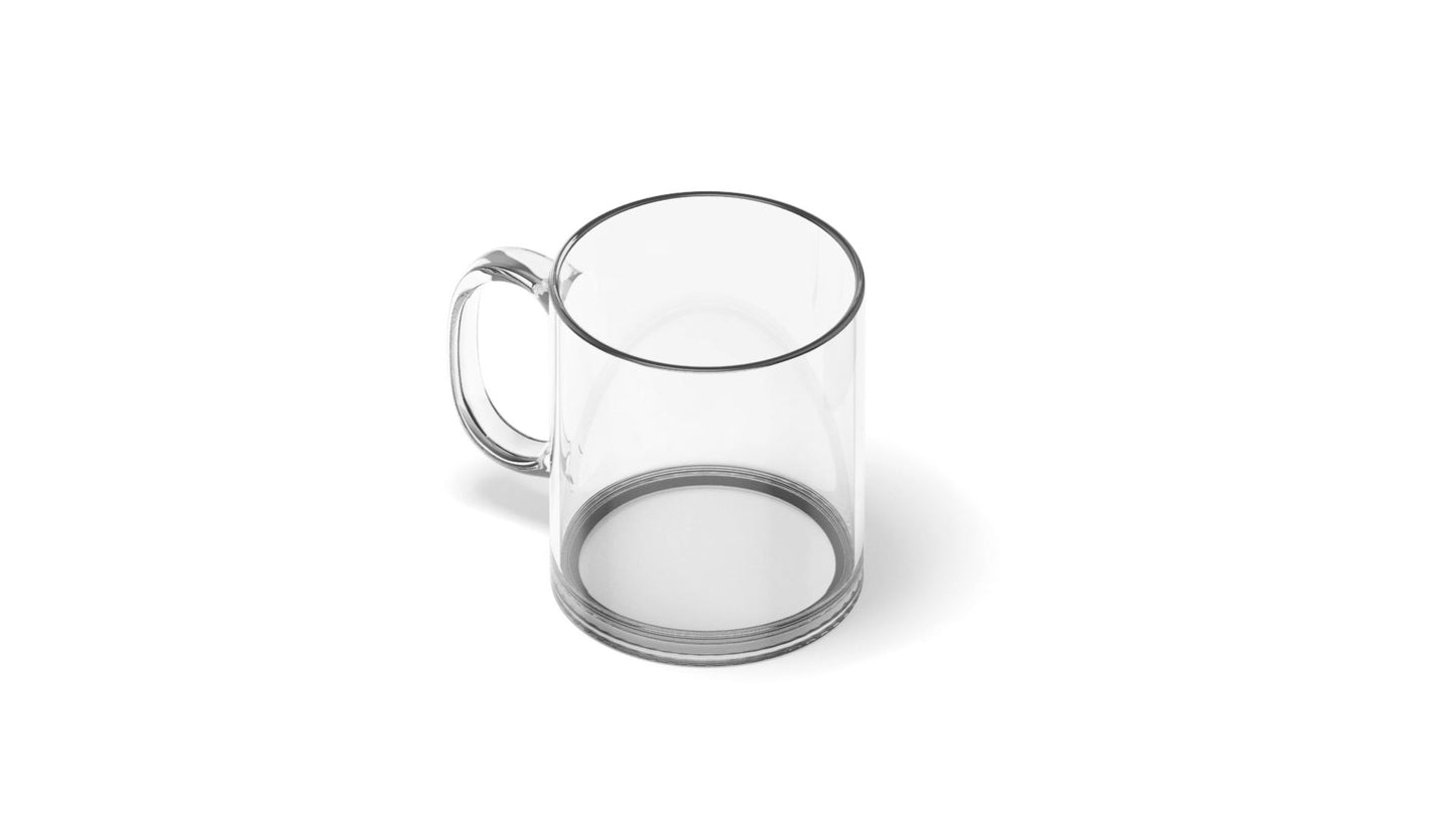 Sublimation glass mug + individual box