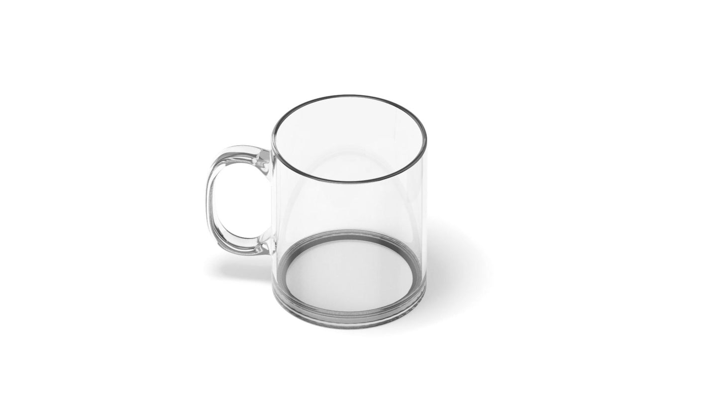 Sublimation glass mug + individual box