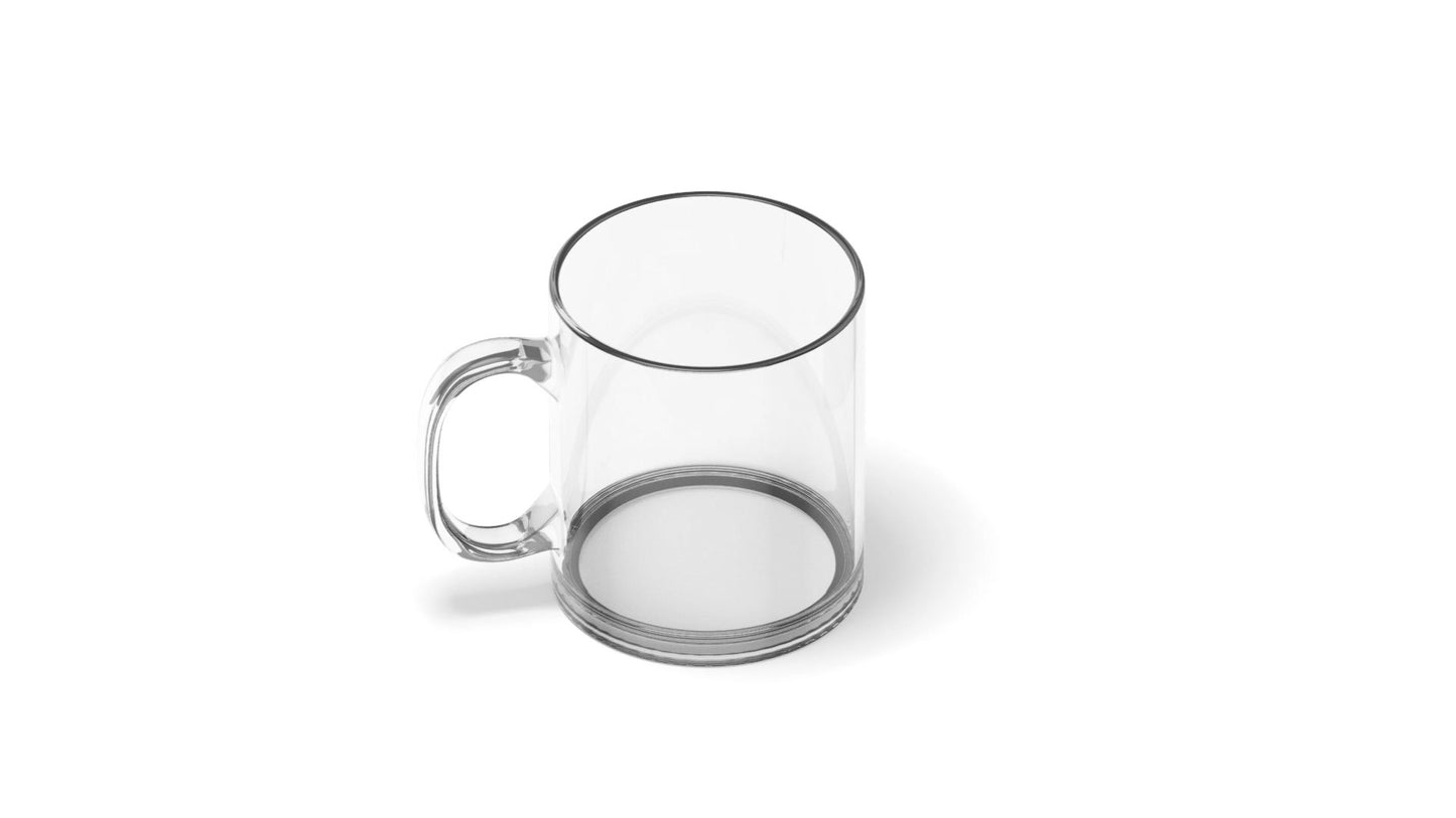 Sublimation glass mug + individual box