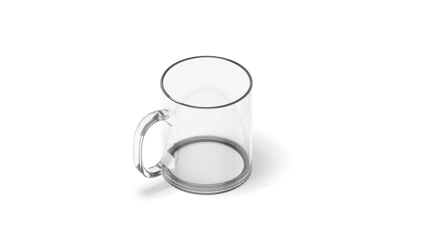 Sublimation glass mug + individual box