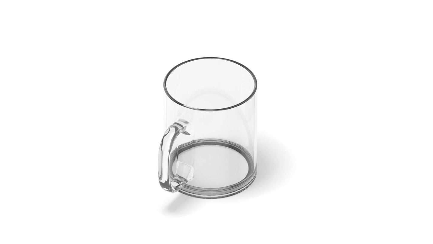 Sublimation glass mug + individual box