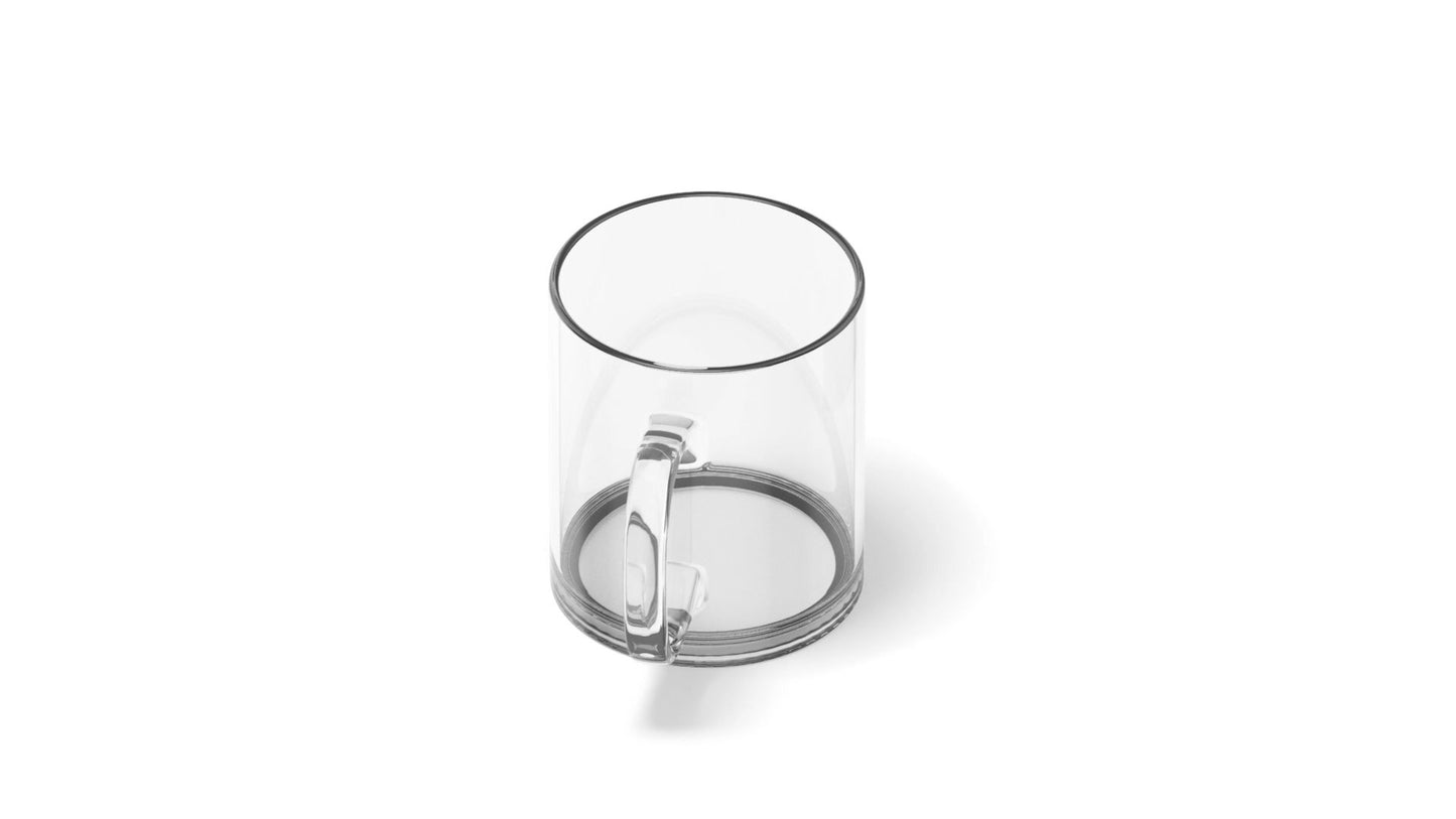 Sublimation glass mug + individual box