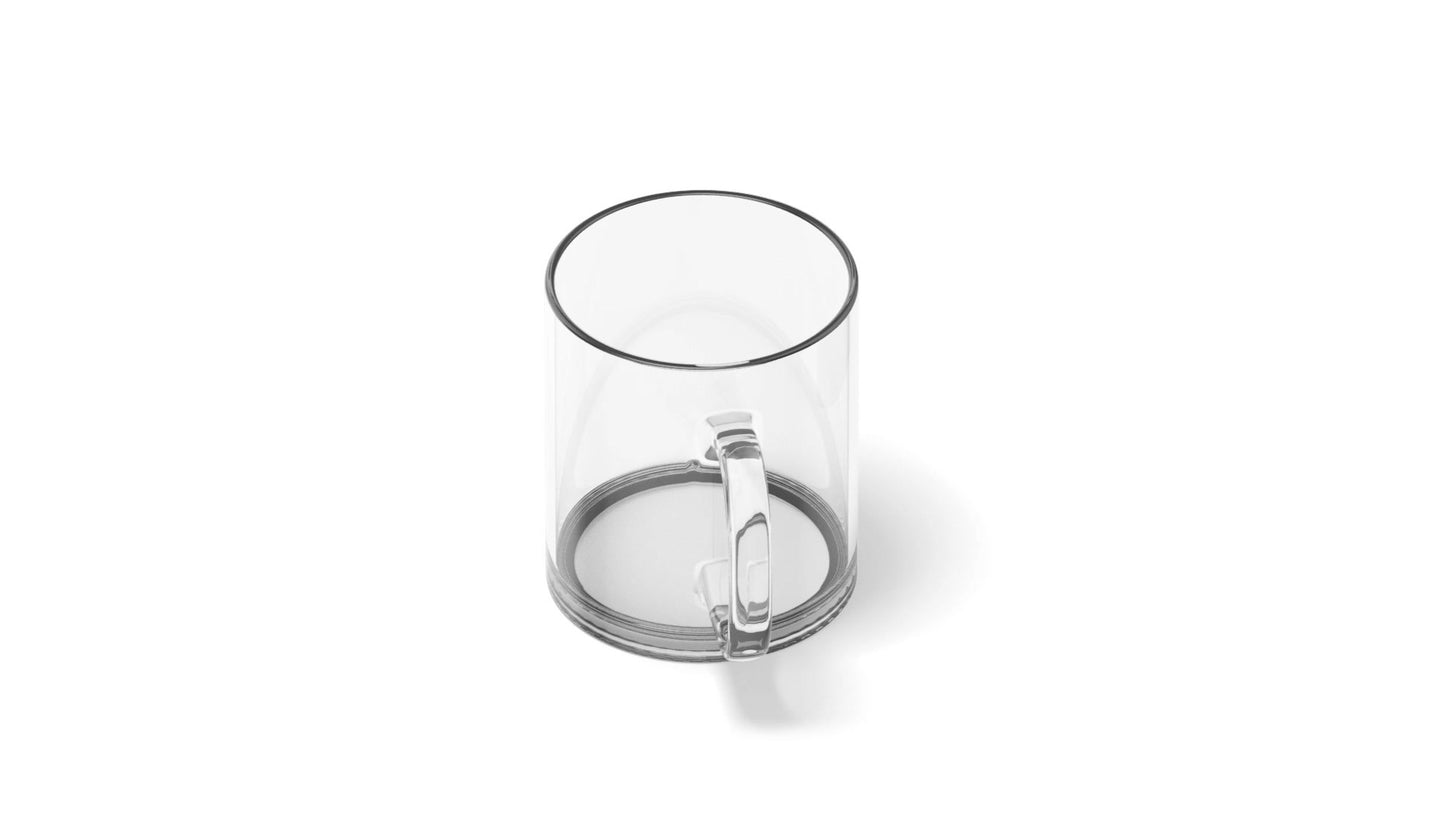 Sublimation glass mug + individual box